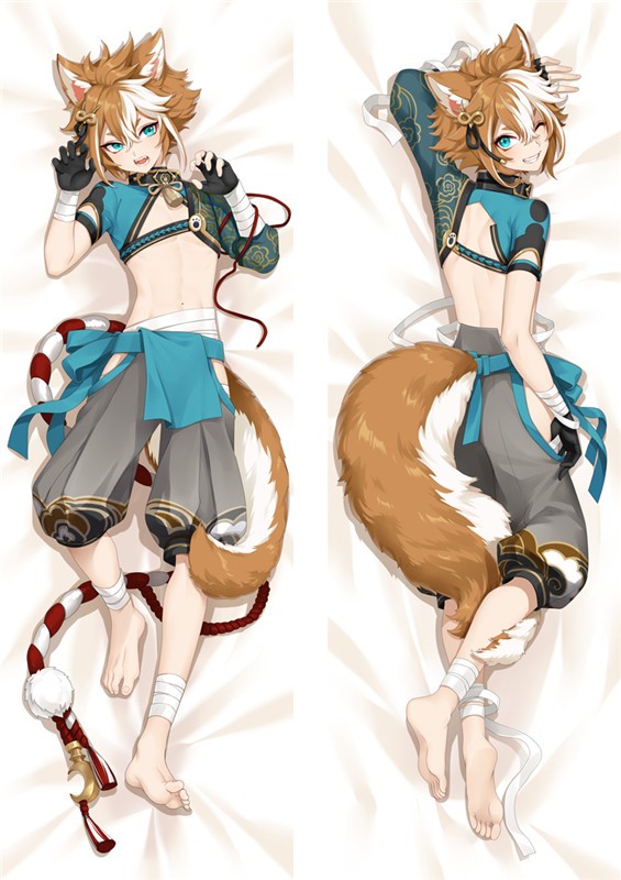 Genshin Impact Gorou Anime Dakimakura Body Pillow Cover