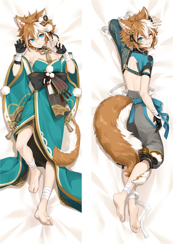 Genshin Impact Gorou Anime Dakimakura Body Pillow Cover