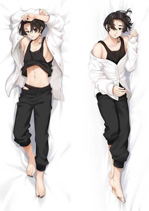 Tokyo Revengers Manjiro Sano Black Hair MiKey Anime Dakimakura Body Pillow Cover