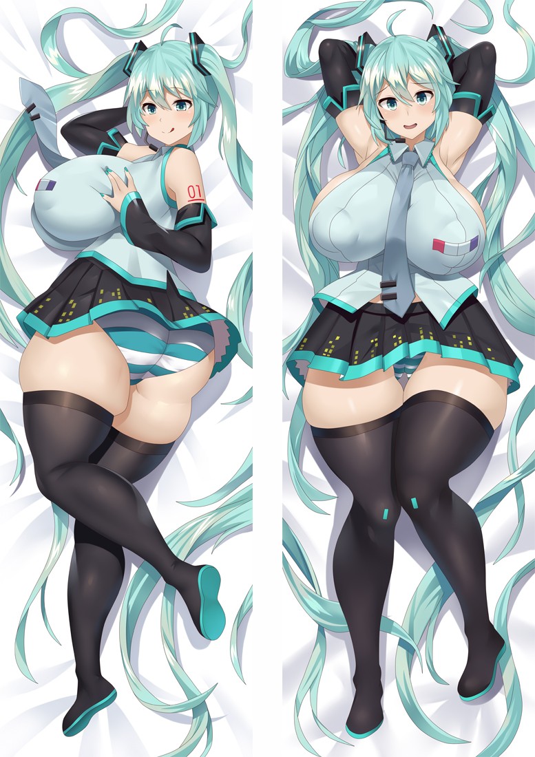 Hatsune Miku Anime Dakimakura Body Pillow Cover