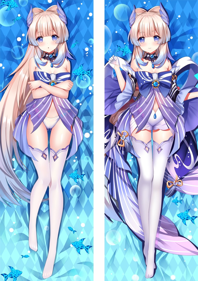 Genshin Impact Sangonomiya Kokomi Anime Dakimakura Body Pillow Cover