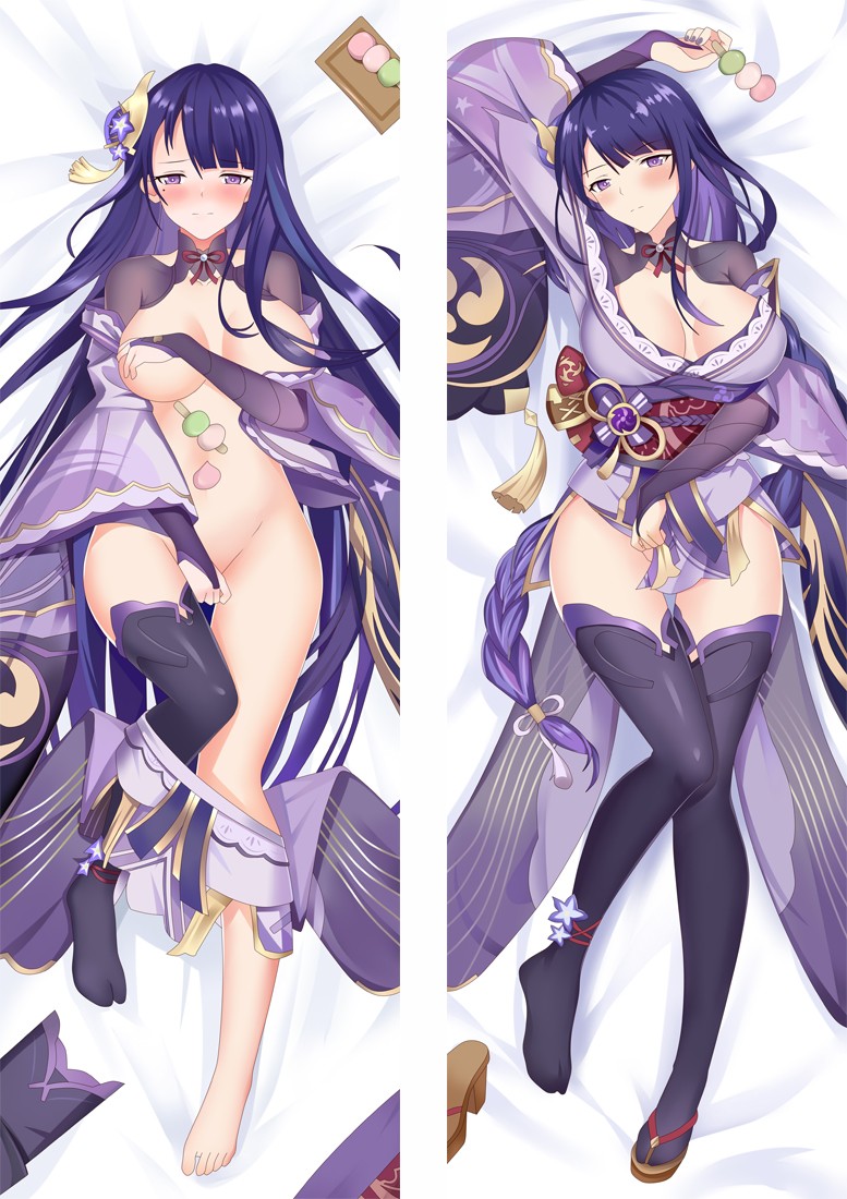 Genshin Impact Raiden Shogun Baal Anime Dakimakura Body Pillow Cover