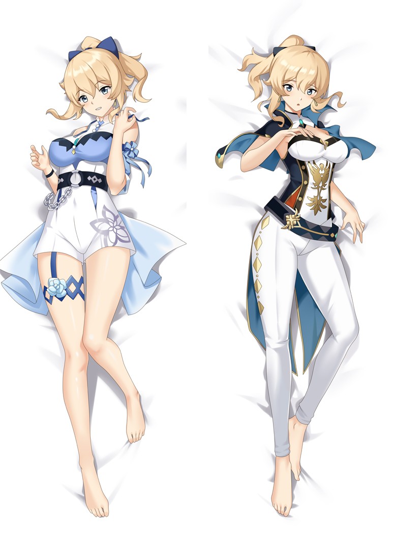 Genshin Impact Jean Anime Dakimakura Body Pillow Cover