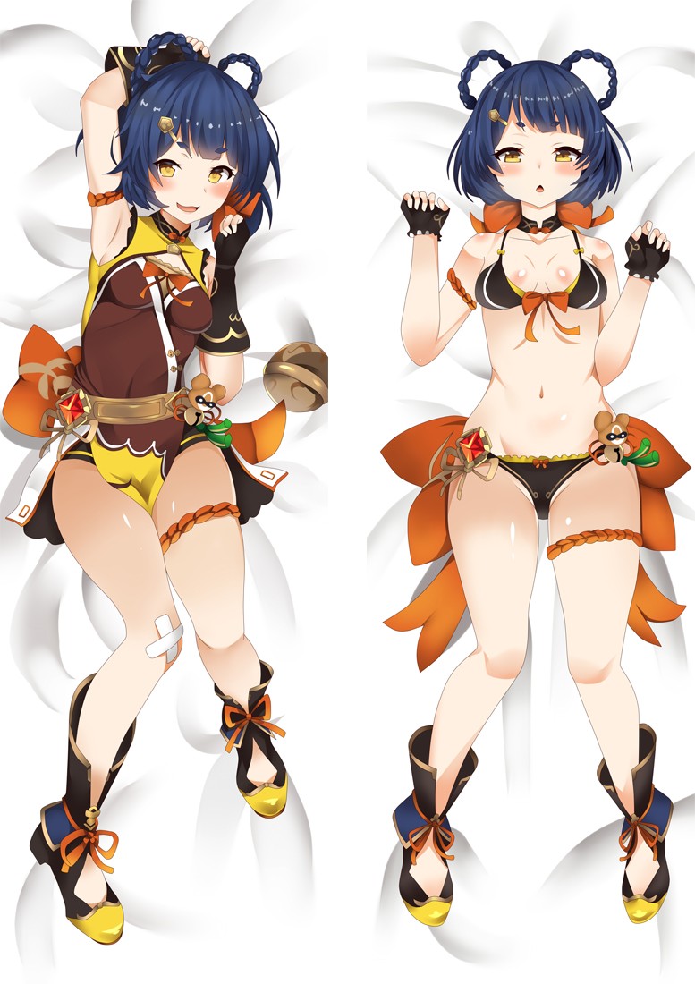 Genshin Impact Xiang Ling Anime Dakimakura Body Pillow Cover