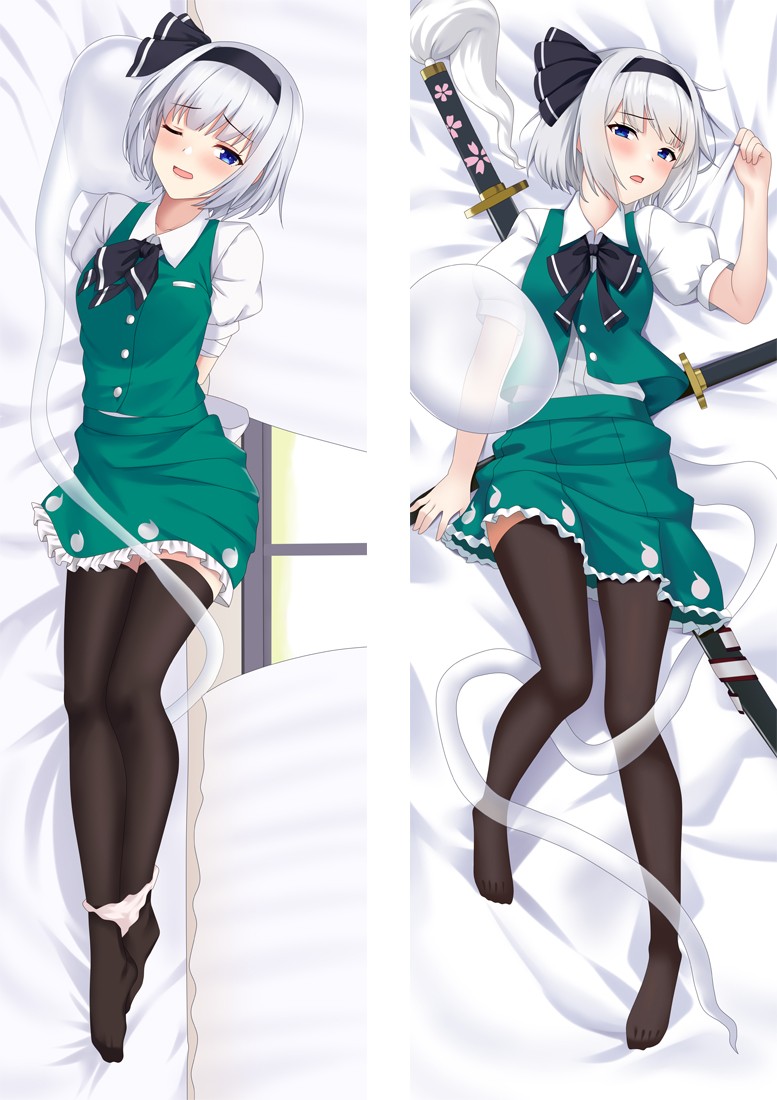 Touhou Project Konpaku Youmu Anime Dakimakura Body Pillow Cover