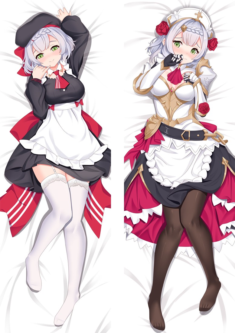 Genshin Impact Noelle Anime Dakimakura Body Pillow Cover