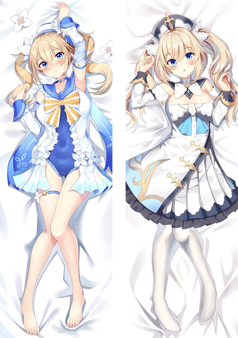 Genshin Impact Barbara Anime Dakimakura Body Pillow Cover