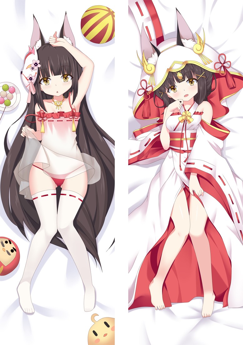 Azur Lane Nagato Anime Dakimakura Body Pillow Cover