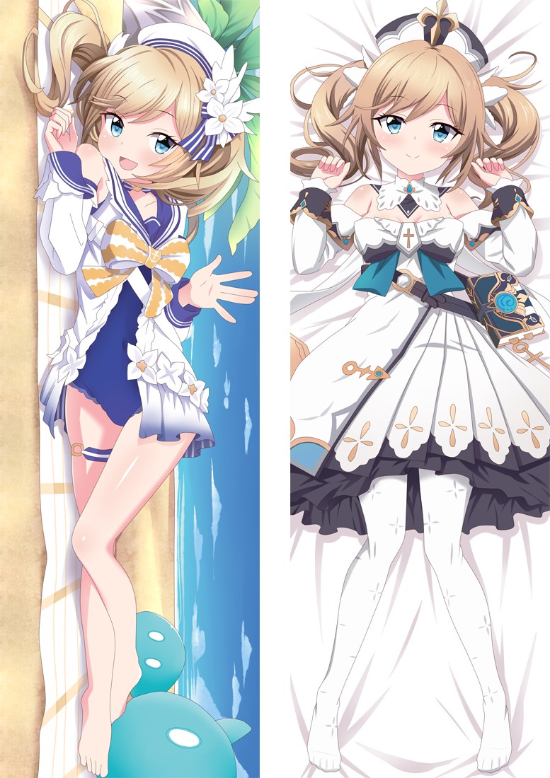 Genshin Impact Barbara Anime Dakimakura Pillow Cover