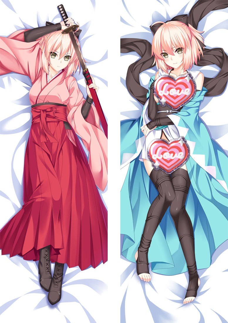Fate/Grand Order FGO Okita Sōji Anime Dakimakura Body Pillow Cover