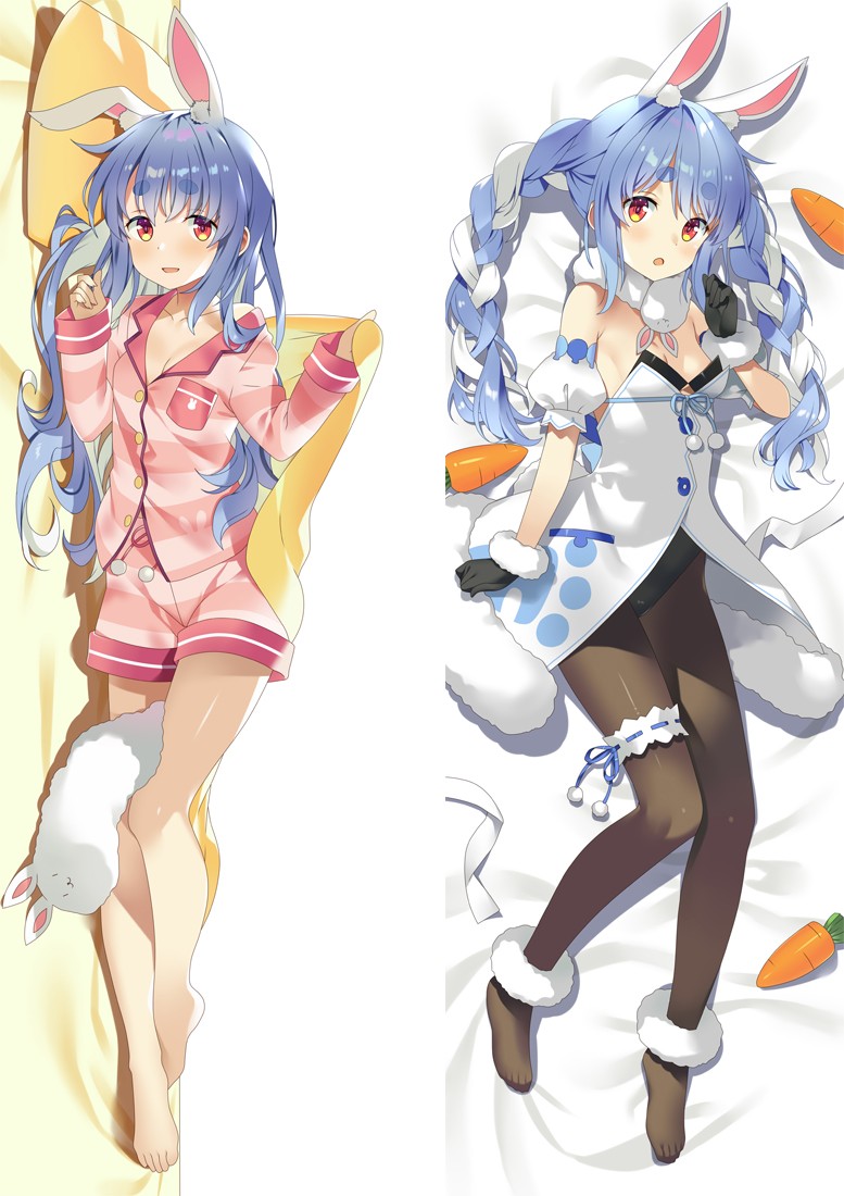 Virtual Youtuber Usada Pekora Anime Dakimakura Body Pillow Cover