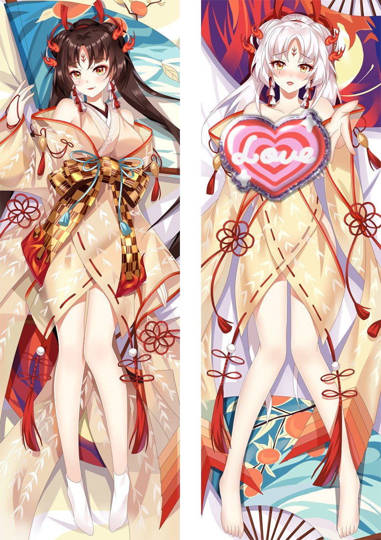 Onmyoji Shiranui Anime Dakimakura Body Pillow Cover
