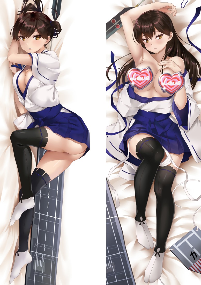 Kantai Collection Isokaze Anime Dakimakura Body Pillow Cover