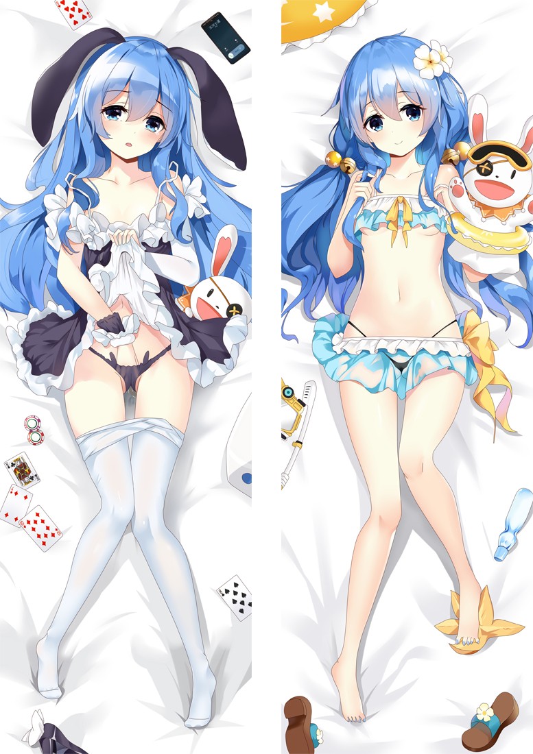 Date A Live Himekawa Yoshino Anime Dakimakura Body Pillow Cover