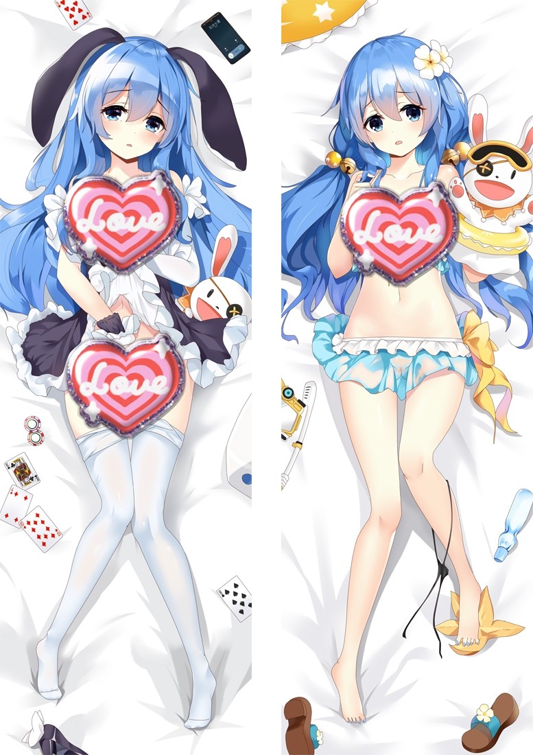 Date A Live Himekawa Yoshino Anime Dakimakura Body Pillow Cover