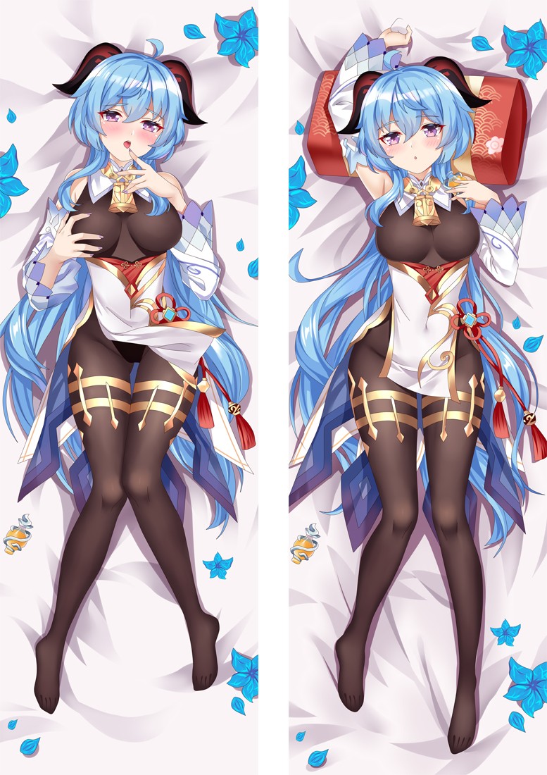 Genshin Impact Ganyu Anime Dakimakura Body Pillow Cover