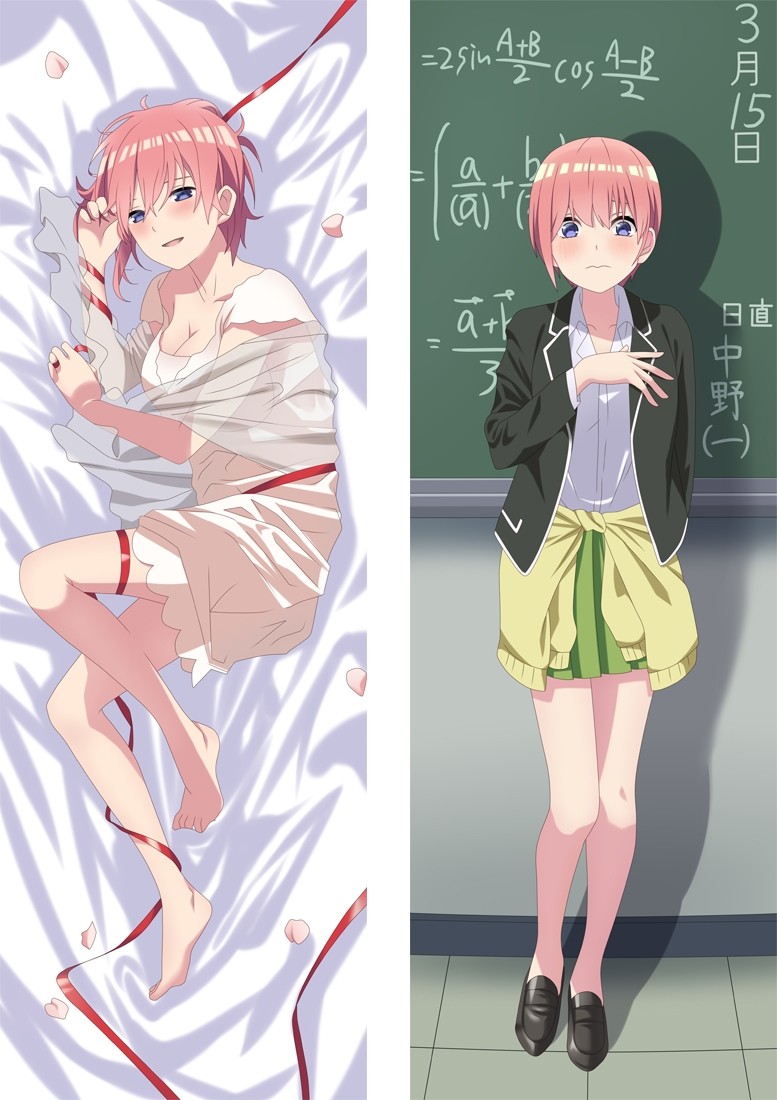 The Quintessential Quintuplets Nakano Ichika Anime Dakimakura Body Pillow Cover