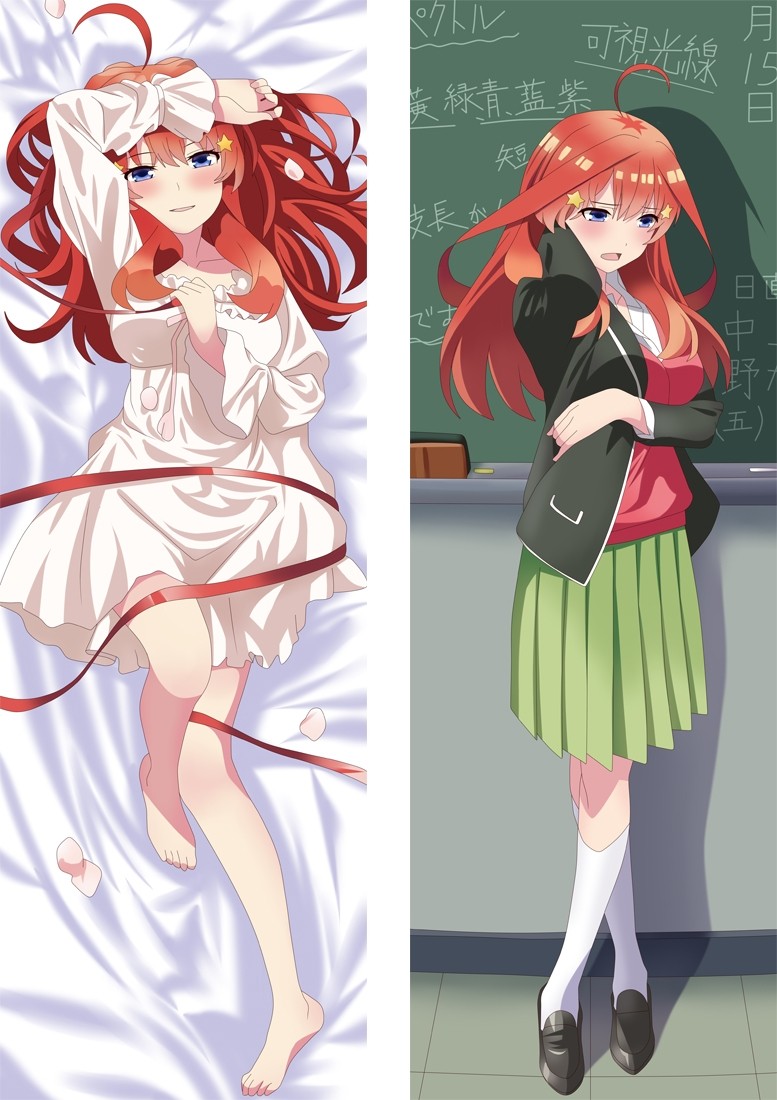 The Quintessential Quintuplets Nakano Itsuki Anime Dakimakura Body Pillow Cover