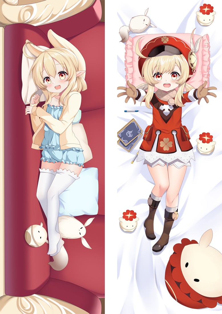 Genshin Impact Klee Anime Dakimakura Body Pillow Cover