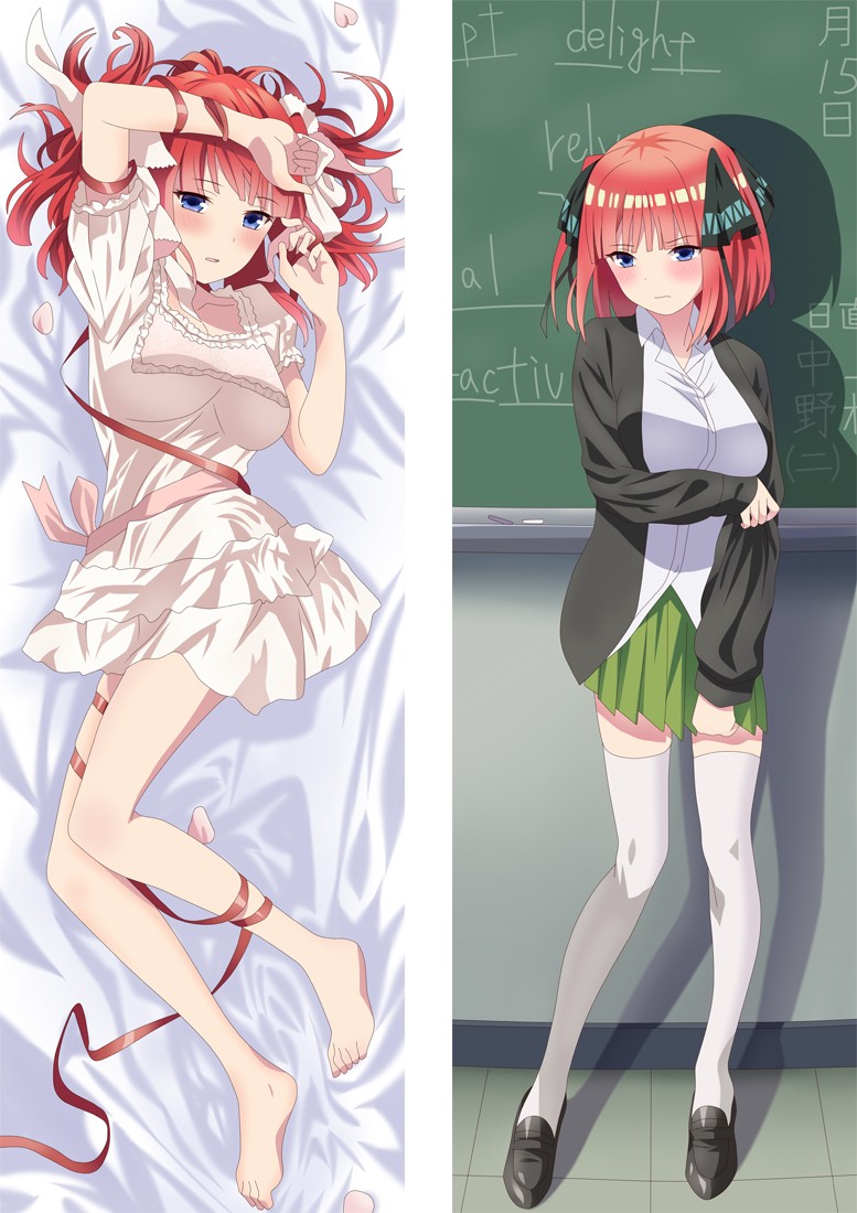 The Quintessential Quintuplets Nino Nakano Anime Dakimakura Body Pillow Cover