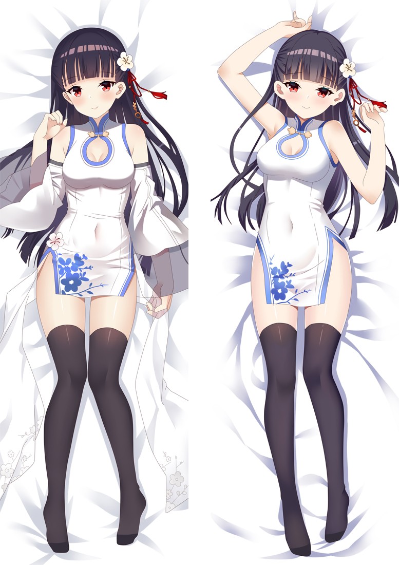Warship Girls Yat Sen Anime Dakimakura Body Pillow Cover