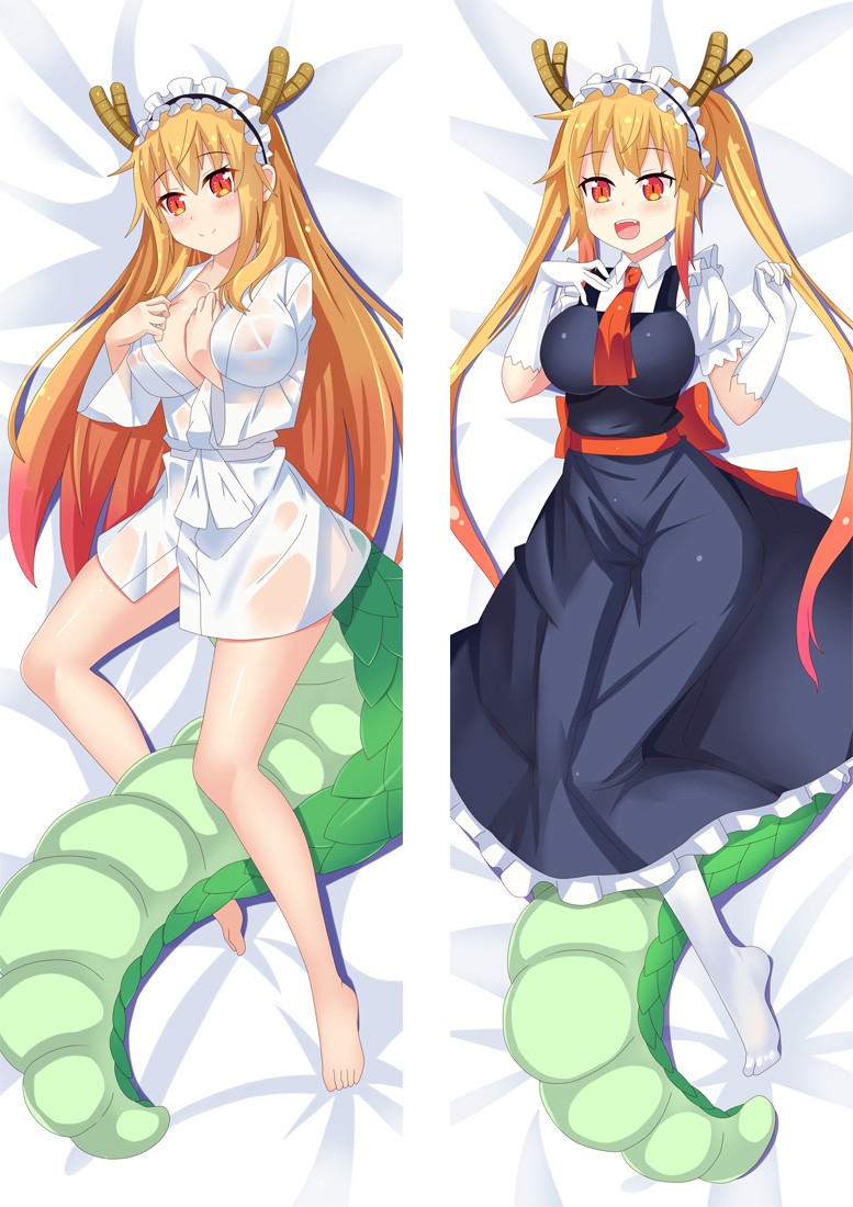 Miss Kobayashi's Dragon Maid Tohru Anime Dakimakura Body Pillow Cover