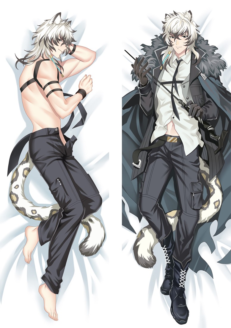 Arknights SilverAsh Anime Dakimakura Body Pillow Cover