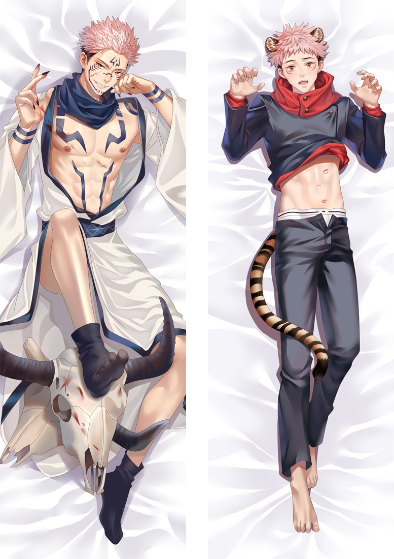 Jujutsu Kaisen Itadori Yuji Anime Dakimakura Body Pillow Cover