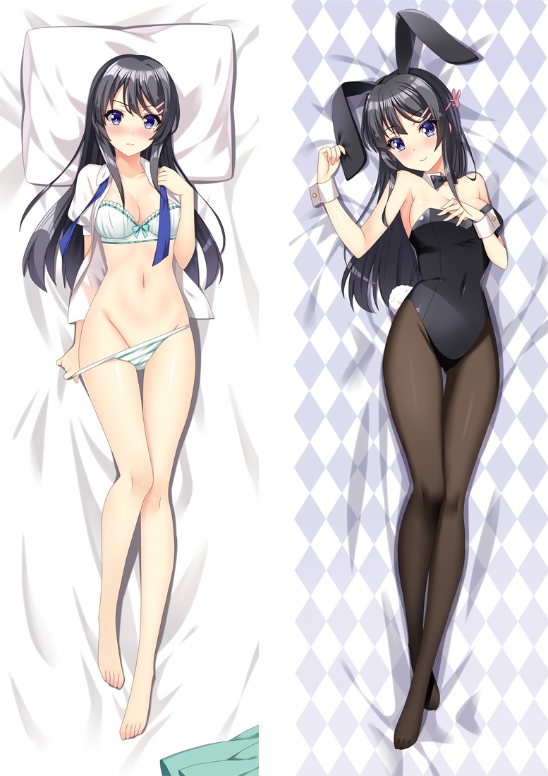 Rascal Does Not Dream of Bunny Girl Senpai Anime Dakimakura Body Pillow Cover