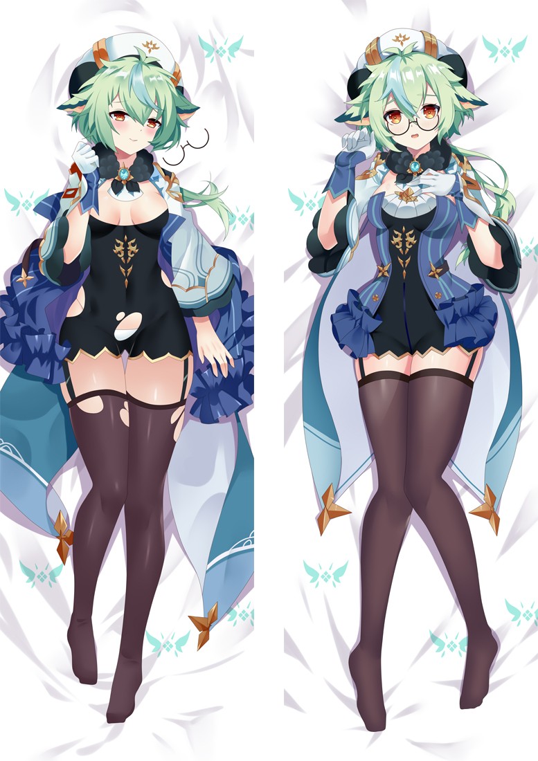 Genshin Impact Sucrose Anime Dakimakura Body Pillow Cover