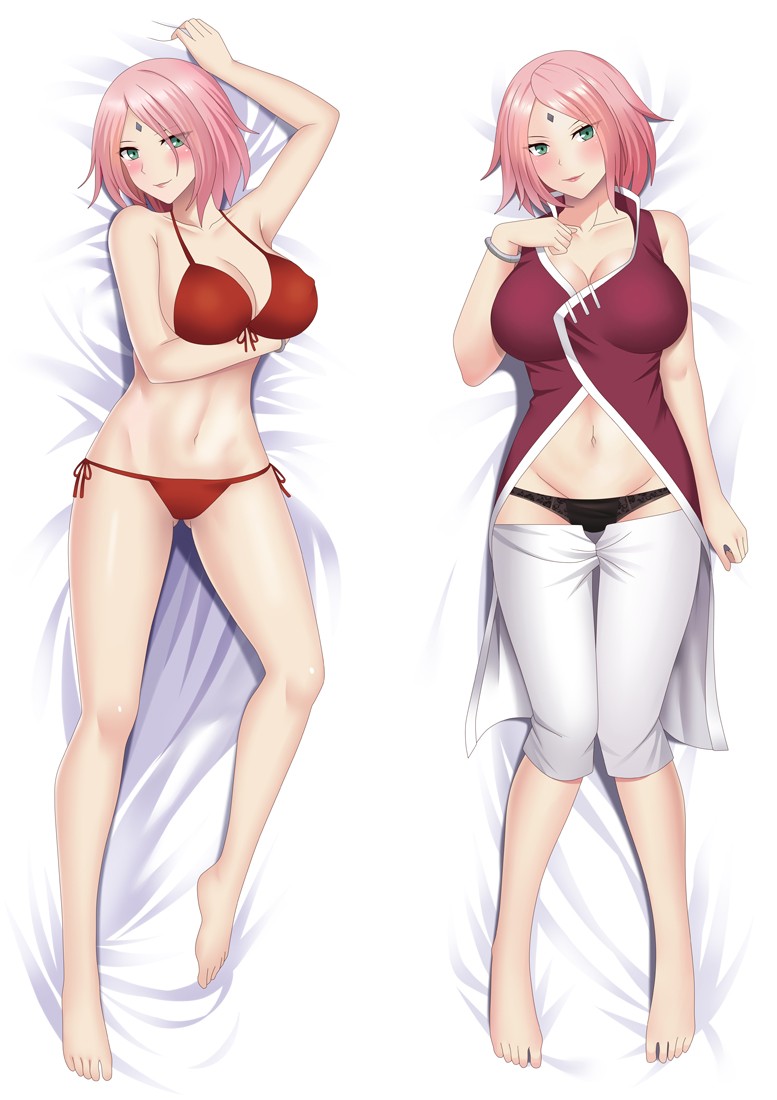 Naruto Sakura Haruno Anime Dakimakura Body Pillow Cover