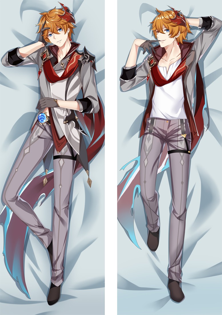 Genshin Impact Tartaglia Anime Dakimakura Body Pillow Cover