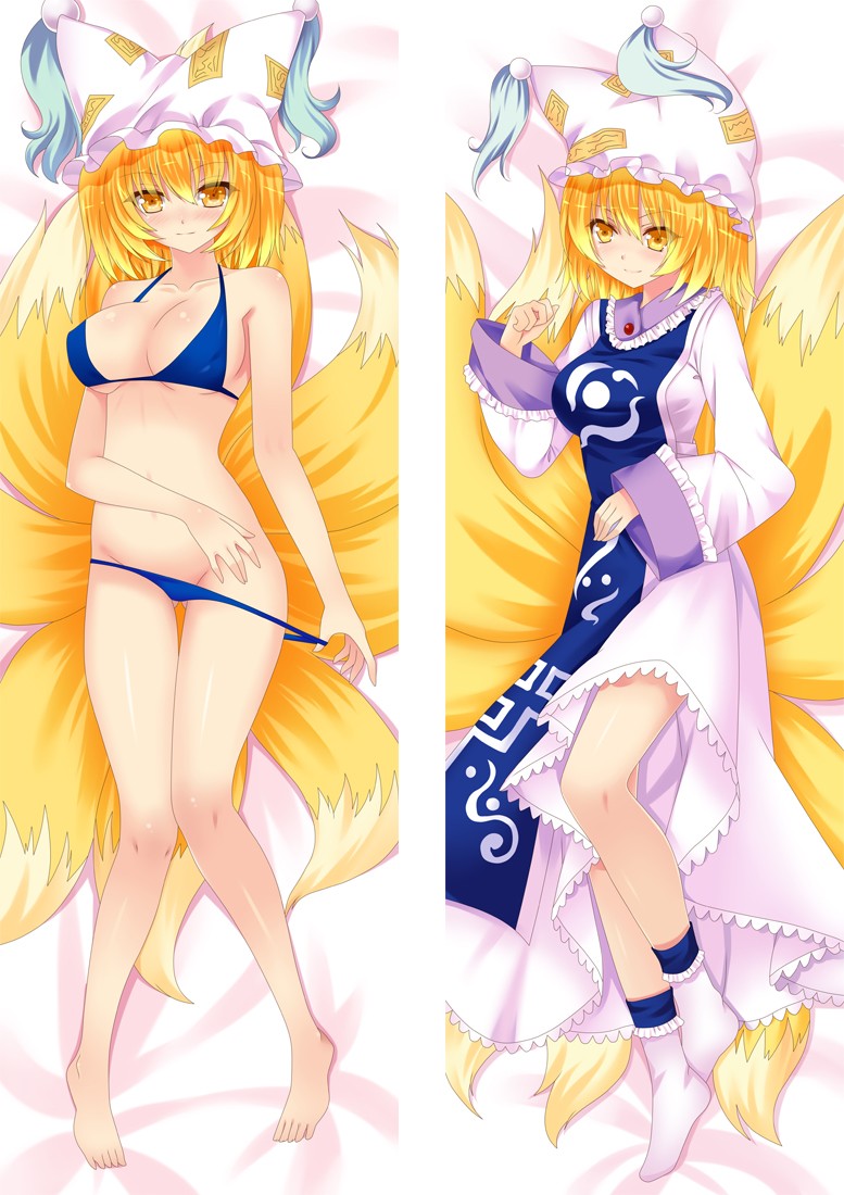 TouHou Project Yakumo Ran Anime Dakimakura Body Pillow Cover