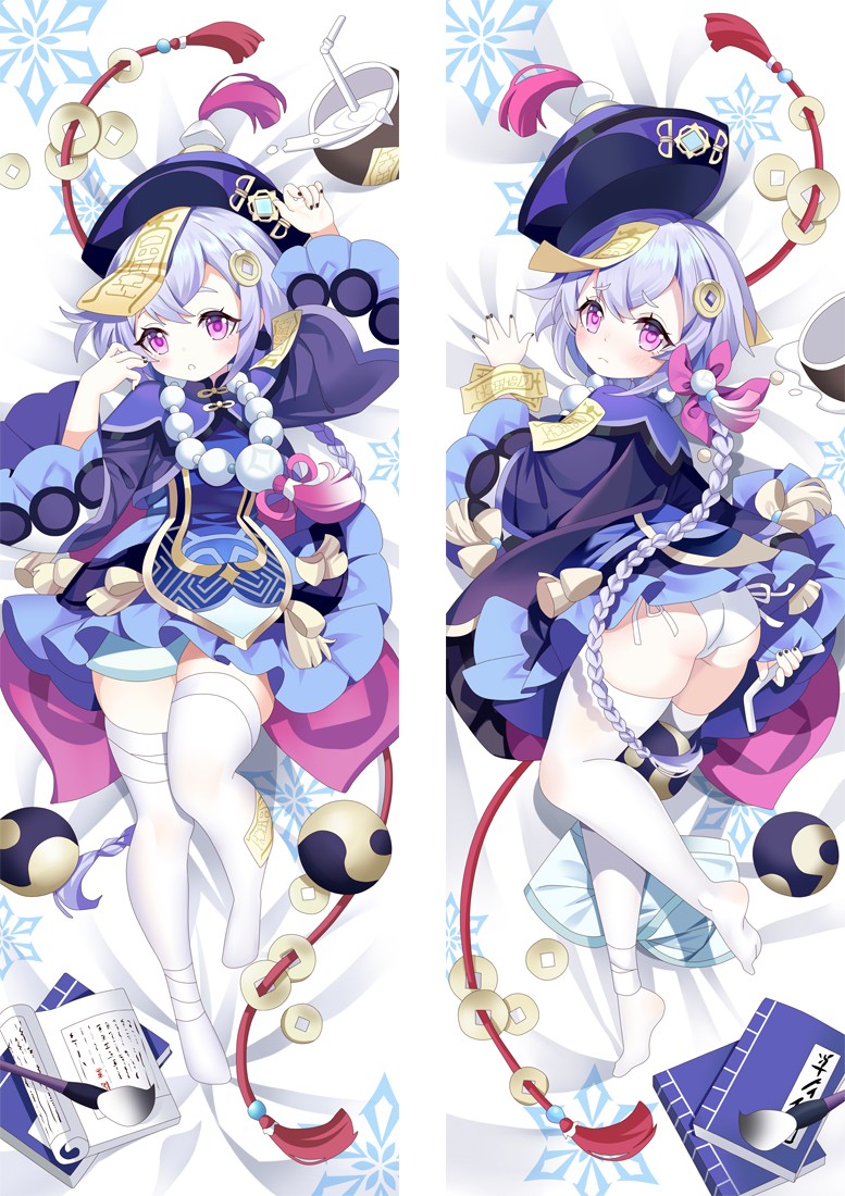 Genshin Impact QiQi Anime Dakimakura Body Pillow Cover