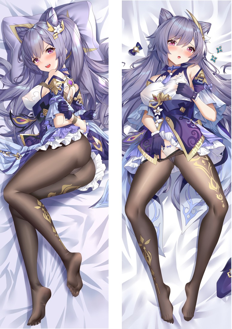 Genshin Impact Keqing Anime Dakimakura Body Pillow Cover