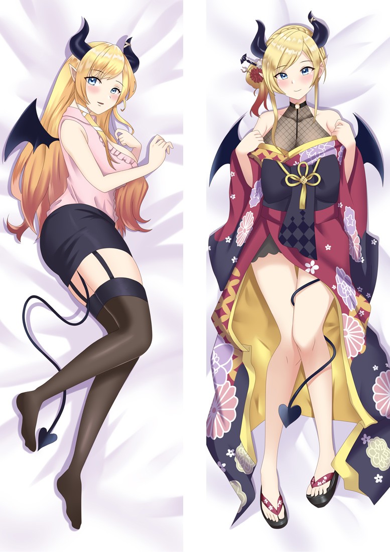 Virtual Youtuber Yuzuki Choco Anime Dakimakura Body Pillow Cover