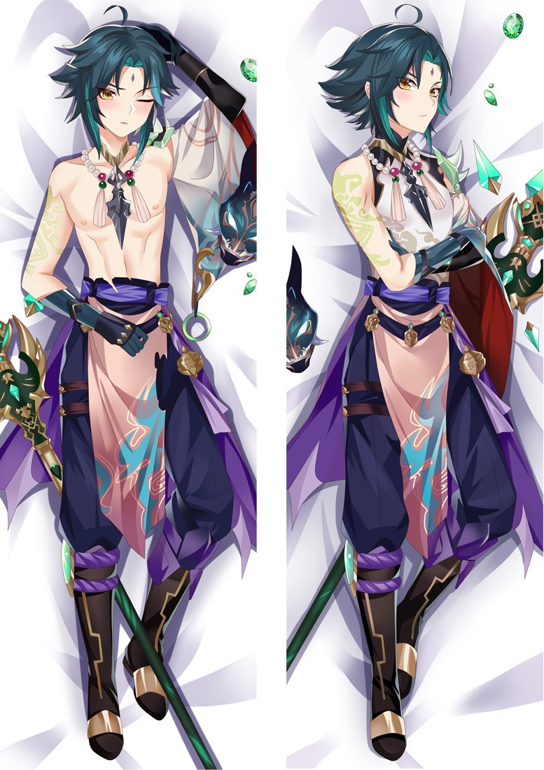 Genshin Impact Xiao Anime Dakimakura Body Pillow Cover