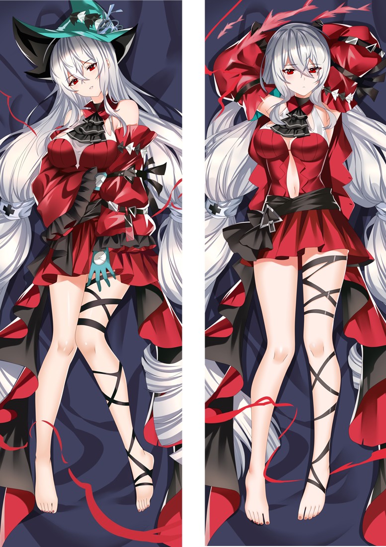Arknights Skadi The Corrupting Heart Anime Dakimakura Body Pillow Cover