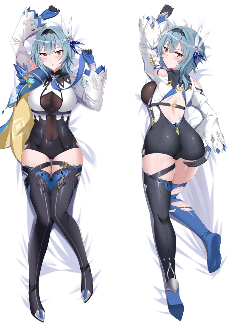 Genshin Impact Eula Anime Dakimakura Body Pillow Cover