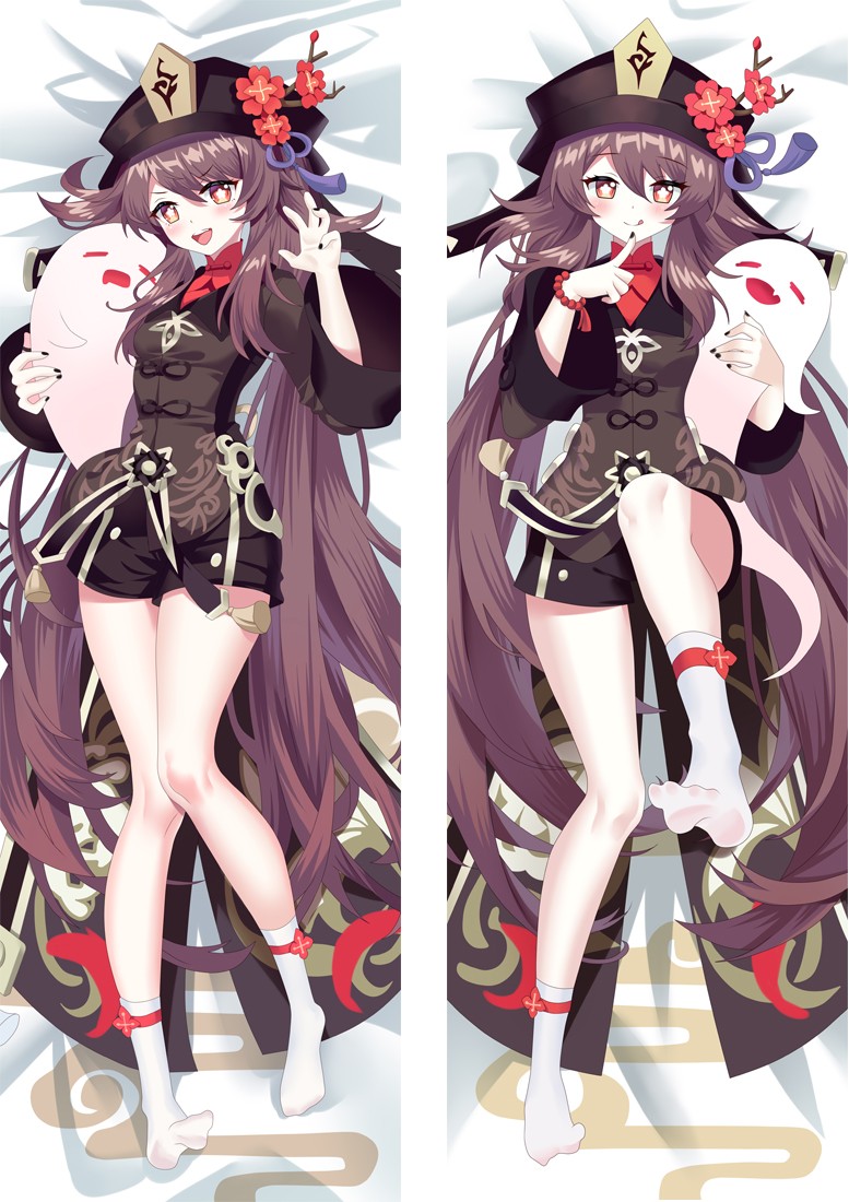Genshin Impact Hutao Anime Dakimakura Body Pillow Cover