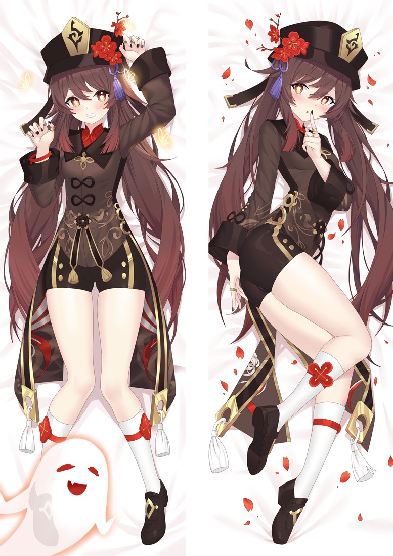Genshin Impact Hutao Anime Dakimakura Body Pillow Cover