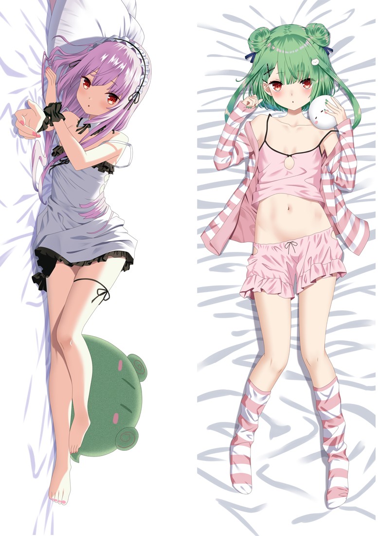 Virtual Youtuber Uruha Rushia Anime Dakimakura Body Pillow Cover