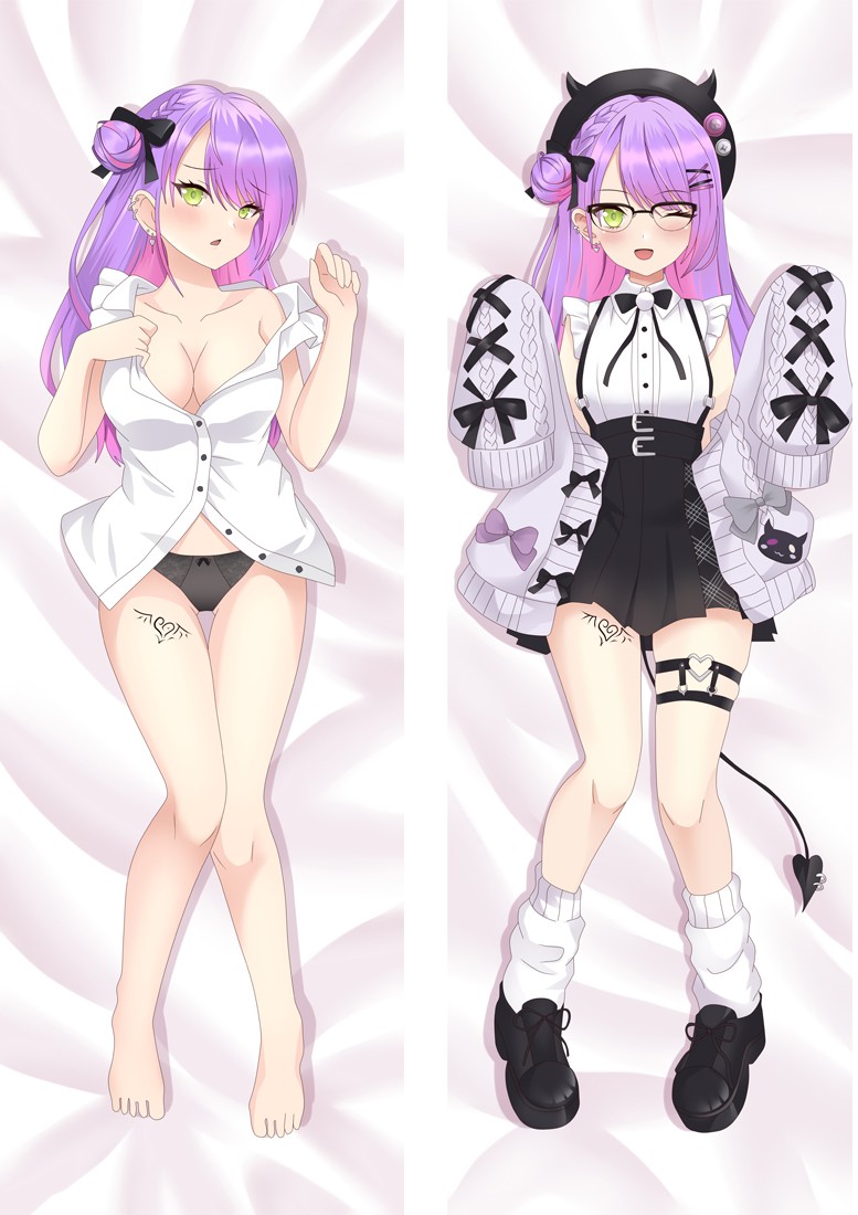 Virtual Youtuber Tokoyami Towa Anime Dakimakura Body Pillow Cover