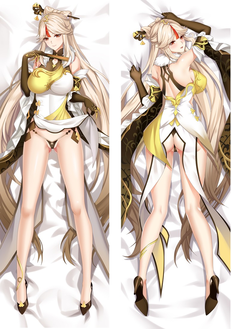 Genshin Impact Ningguang Anime Dakimakura Body Pillow Cover