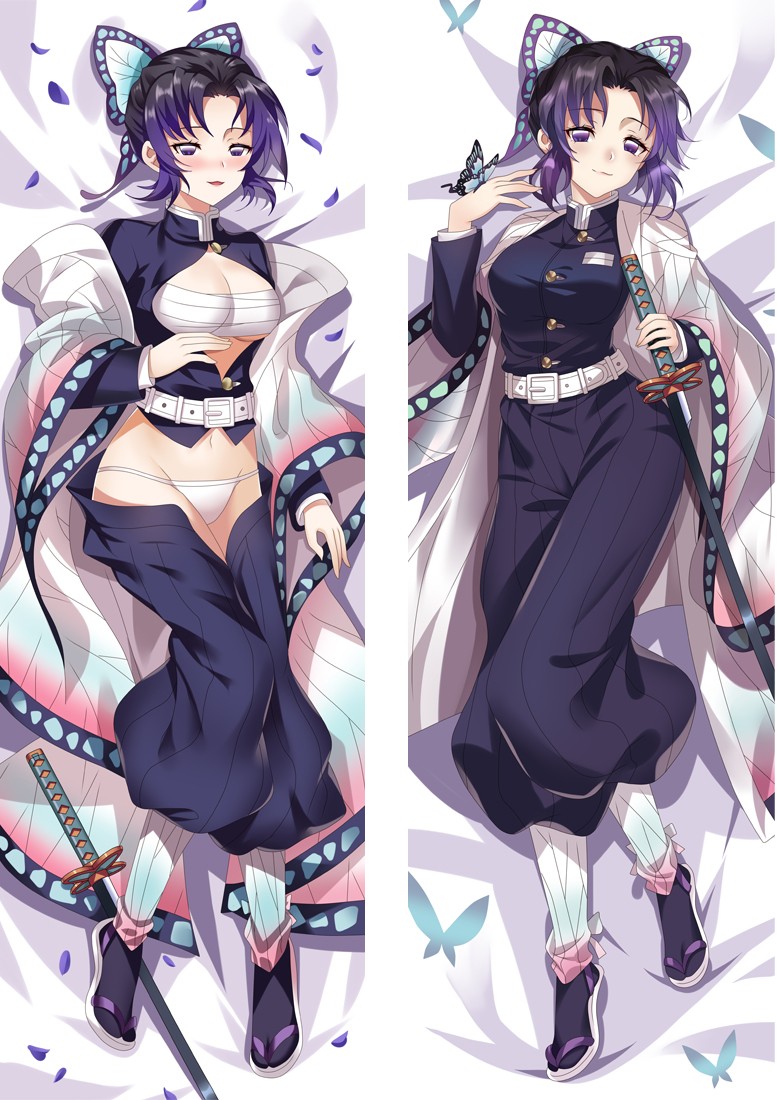 Demon Slayer: Kimetsu no Yaiba Kochou Shinobu Anime Dakimakura Body Pillow Cover