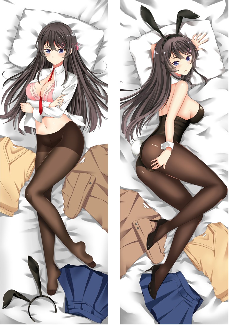 Rascal Does Not Dream of Bunny Girl Senpai Anime Dakimakura Body Pillow Cover