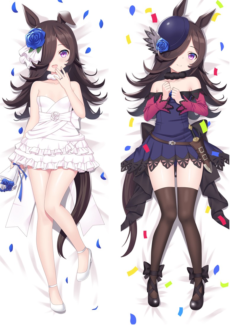 Uma Musume Pretty Derby Rice Shower Anime Dakimakura Body Pillow Cover