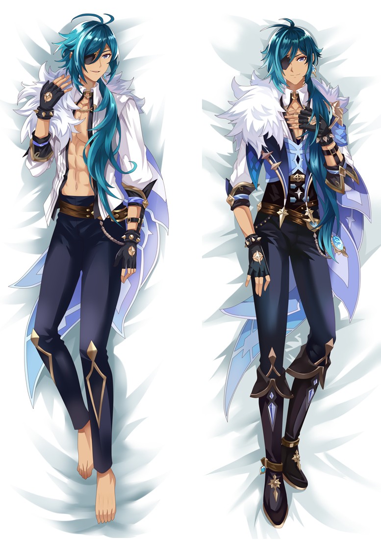 Genshin Impact Kaeya Alberch Anime Dakimakura Body Pillow Cover