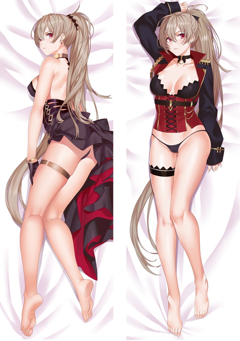 Azur Lane MNF Jean Bart Anime Dakimakura Body Pillow Cover