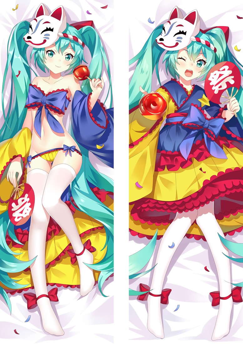 Hatsune Miku Anime Dakimakura Body Pillow Cover